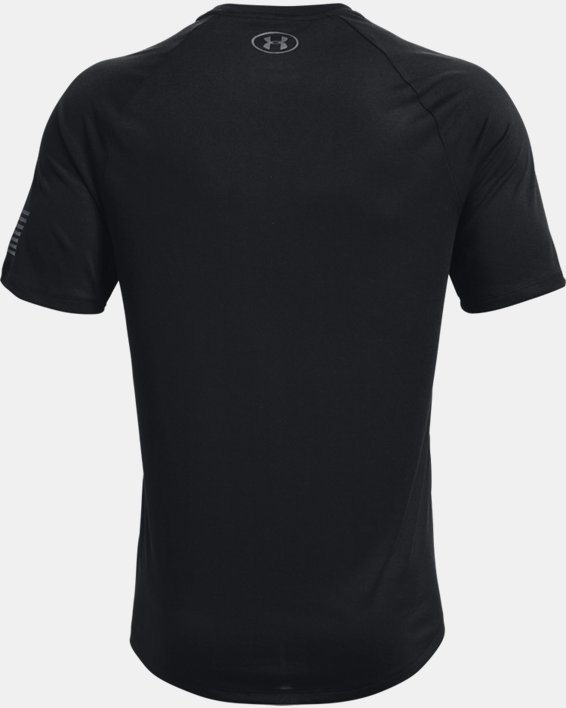 Men's UA Tech™ Freedom Short Sleeve T-Shirt, Black, pdpMainDesktop image number 5